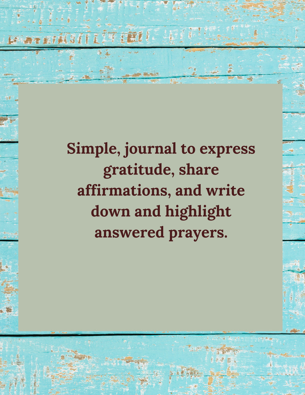 Digital Prayer Journal