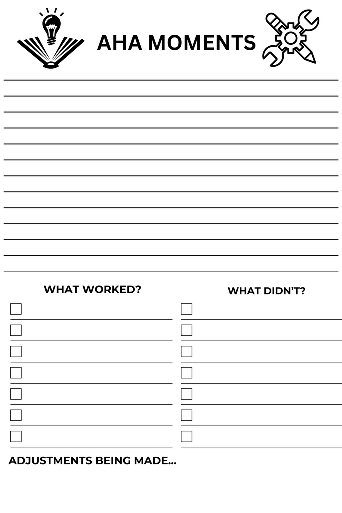 Social Media Inspiration Journal - Technically Tahquetta Designs